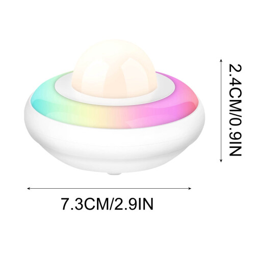 Vente de liquidation de fournitures de bureau : Veilleuse colorée rechargeable USB, lampe de chevet à intensité variable. 2