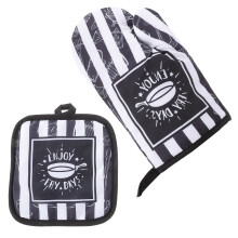 Gants de cuisine, torchons, gants de barbecue, maniques, gants en polyester résistants aux hautes températures, gants en silicone pour