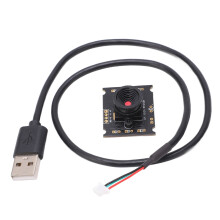 Cámara web USB de 0,3 MP con cable, lente sin distorsión, Plug & Play, compatible con múltiples dispositivos y plataformas.