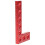 Multi-function Carpentry Ruler Construction Square Practical Portable Woodworking Red 1