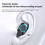 Ασύρματα ακουστικά Ozmmyan Bluetooth5.3, μπαταρία 1200mAh, αδιάβροχα IPX4, premium ήχος με θήκη 8