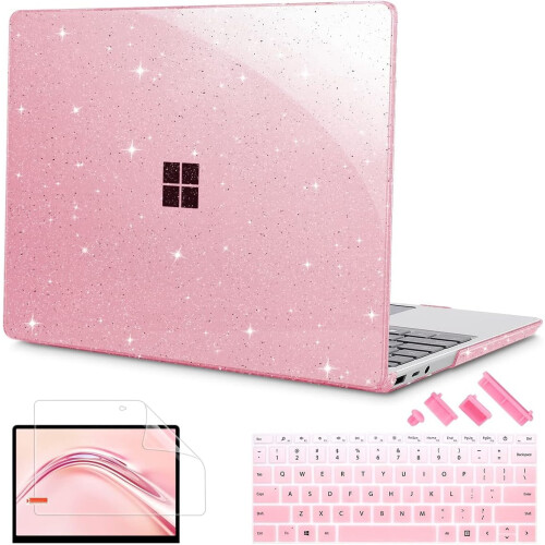 Θήκη με γκλίτερ για φορητό υπολογιστή rosoft Surface 13,5" 3-5 ιντσών με μεταλλικό στήριγμα