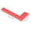 Multi-function Carpentry Ruler Construction Square Practical Portable Woodworking Red 4