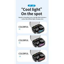 Jacenvly2024Nuevos auriculares Bluetooth en liquidación, auriculares inalámbricos compatibles con xxx, estilo deportivo con clip, pantalla digital,