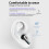 Jacenvly2024Ασύρματα ακουστικά Bluetooth5.1, θήκη φόρτισης με ανοιχτό κάλυμμα, ακύρωση 6