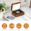 JUNWELL CD Player με Bluetooth - Ρετρό επιτραπέζιο player με ενσωματωμένα ηχεία, HiFi, FM, AUX/USB, 4