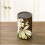 Håndmalt søylelysestake, blomsterdesign 2