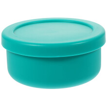 Boîte à pizza en silicone vert avec couvercle pour la cuisson à la maison