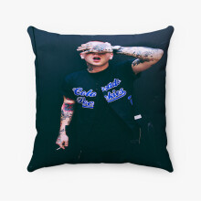Funda de almohada personalizada AIVO Blackbear, funda de almohada cuadrada de poliéster hilado personalizada, cojín decorativo para cama, sofá,