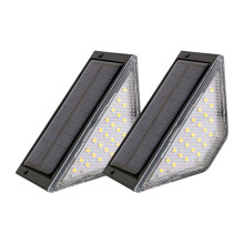 Lampe de jardin Poaug en liquidation : Éclairage solaire d'escalier, lampe à induction extérieure, éclairage de marches pour cour, éclairage de
