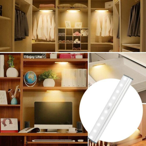 Ασύρματα σποτ LED με αισθητήρα κίνησης - 18cm θερμό λευκό