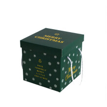Liquidation de décorations de Noël ! Boîte cadeau de bonbons de 2 pièces, grande taille, emballage portable vide pour les fêtes de Noël,