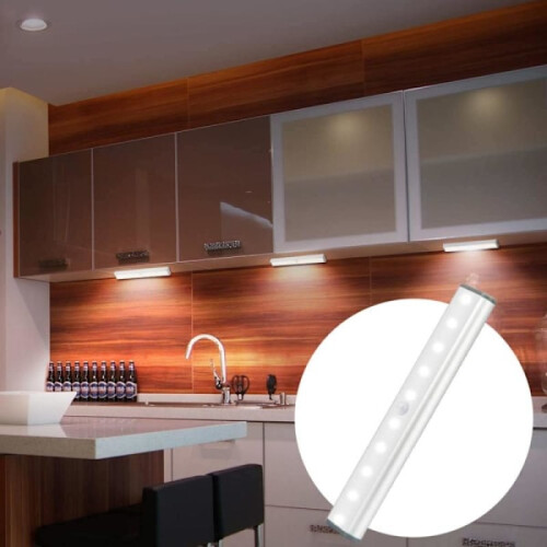 Ασύρματα σποτ LED με αισθητήρα κίνησης - 18cm θερμό λευκό 1