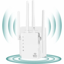 Amplificator WiFi Extender pentru acasă, acoperă 12880 mp, 1200 Mbps, compatibil cu majoritatea routerelor, amplificator de rază WiFi