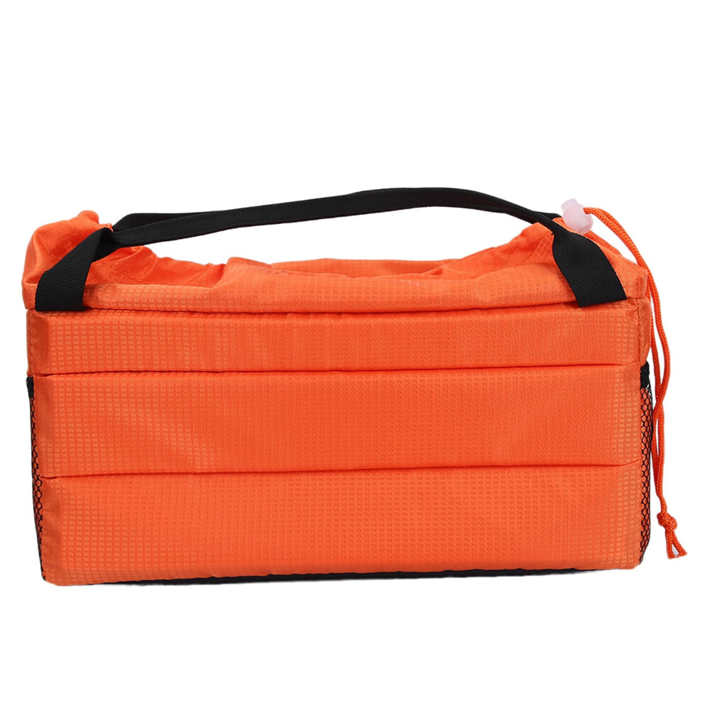 Camera Insert Bag, Polyester Fiber, Waterproof, Wear-Resistant, Padded Camera Case For Photography, Camera Lens Storage (Orange) Orange 9048212840909
