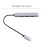 2 Pieces Hub Expansion Transfer Adapters Portable Data USB Multi Charger Multi-Port 2.0 3