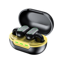 Bezdrátová Bluetooth sluchátka Zeceouar s klipem 5.3, pohodlný design s otevřeným uchem, ultra dlouhá výdrž baterie, bezdrátová sportovní