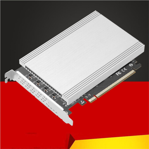 Κάρτα ελεγκτή RAID SSD CIYISON Quad-M.2NVMe για υποδοχή επέκτασης υπολογιστή PCIe4.0x16 1