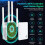 Ενισχυτής επέκτασης WiFi για το σπίτι, Καλύπτει 12880 τ.μ., 1200Mbps, συμβατός με τους 4