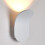 Λευκή απλίκα τοίχου LED, μοντέρνο vintage φωτιστικό τοίχου από βουρτσισμένο αλουμίνιο 1