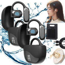 Sluchátka s umělou inteligencí, bezdrátový Bluetooth překladač v reálném čase, dotykový design s otevřeným uchem, kompatibilní se 144