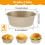Grusce4Pcs Μίνι ταψί για τάρτες σε φριτέζα αέρα, ταψί για μάφιν, cupcake συμβατό με φόρμα 5