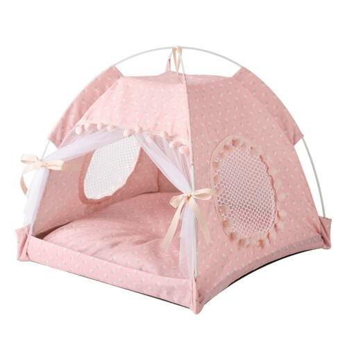 Tenda pieghevole WINDLAND per cani, gatti e cuccioli, ideale per esterni e interni.