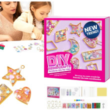 DIY-Harzanhänger-Sets für Kinder, 2025Neue DIY-Handgefertigte Kristall-Epoxid-Anhänger, Kreative Harzanhänger-Sets (8 Anhänger)