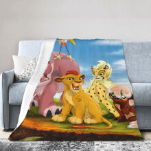 De Lion King hoteldeken, anime deken voor op bed, bankdeken, ultrazachte fleece deken voor slaapkamer en woonkamer, 60x50 inch