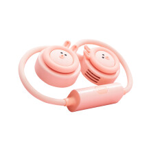 Portable Neck Fan, 3 Speeds, Bladeless, USB Rechargeable, Headphone Design, Hands-Free Cooling for Outdoor - Compatible with YgkuHd