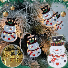 Guirlande lumineuse décorative de Noël RXIRUCGD en fer, boîtier à piles étanche, compatible avec les décorations intérieures pour chambre,