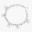 Μεταλλικό βραχιόλι Claire's Silver Butterfly Charm για έφηβους και εφήβους 1