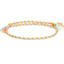 Pulsera NANAHuang Boho de cuatro hebras de colores, hecha a mano, impermeable, tejida a mano, con nudo de cuerda simple, pulsera de la amistad unisex.