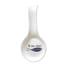 Repose-cuillère en céramique blanche, porte-cuillère de cuisine, repose-louche, repose-spatule, repose-fourchette, repose-ustensiles pour plan de