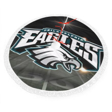 Plüsch-Weihnachtsbaumdecke „Eagles“ – Leuchtende Farben, einfache Montage, tolles Geschenk für Sportfans (76 cm, 91 cm, 122 cm)
