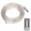 Φώτα LED με σχοινί USB, 8 λειτουργίες, αδιάβροχα 105ft300LED, τηλεχειριστήριο, μπλε, 5
