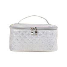 Neceser ZKCCNUK Grado Sensitive Cuadros Rectangular Bolsa de Maquillaje Funda Portátil Gran Capacidad Organizador de Artículos de Aseo para Viajes