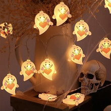 Ympuoqn Rakkaushaamu Valosarja Halloween Haamufestivaali Haamuvalo Mieliala Pääsiäinen Kummitustalo Koristevalot