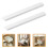 Eease White Bottom Mount Drawer Slides - 1 Pair 4