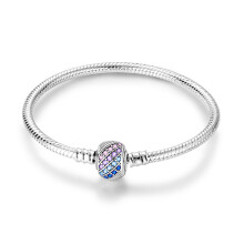 Me Series Gliederarmband aus 925er Sterlingsilber, passend für Original-Charms, DIY-Schmuckherstellung, Geschenk für Frauen, Party2024LJQ