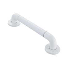 Barre d'appui de salle de bain Eease - Poignée de douche en acier inoxydable pour la sécurité des personnes âgées (blanche)