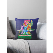 Housse de coussin AIVO Teenage Mutant Ninja Ponies pour canapé, deux faces