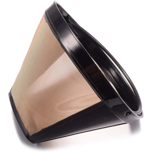 2-Pack Reusable Cone Coffee Maker Filters - No.4Size Ninja Coffee Bar Brewer Replacement 2