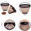 2-Pack Reusable Cone Coffee Maker Filters - No.4Size Ninja Coffee Bar Brewer Replacement 2