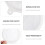 White 3 Pack Strainer Filter Colander Funnel Net Skimmer Sieve 2