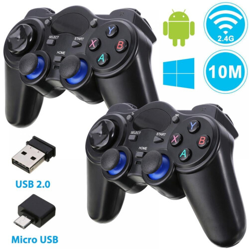 Mando inalámbrico para juegos de PC, mando multifunción de 2,4 G compatible con iPhone/Android/PC 1