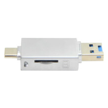 Voor USB 2.0 USB-C Type C naar NM Nano geheugenkaart TF Micro SD kaartlezer converter connector adapter voor mobiele telefoon laptop