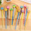 Confezione da 5 matite/penne con gomma - Animali multicolore 4