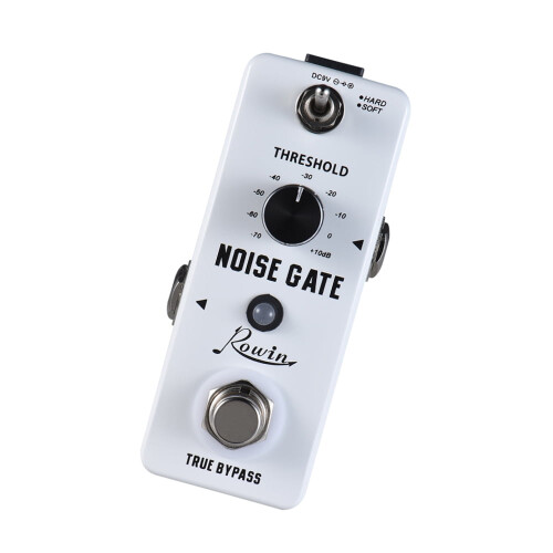 Rowin Noise Gate Μείωση Θορύβου Πετάλι Κιθάρας με Εφέ 2Modes, Κέλυφος από Κράμα Αλουμινίου 2
