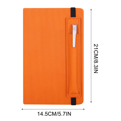 Quinlirra Back to School A5Strap Notebook Business Office Notepad insert Pen Leather Diary 2